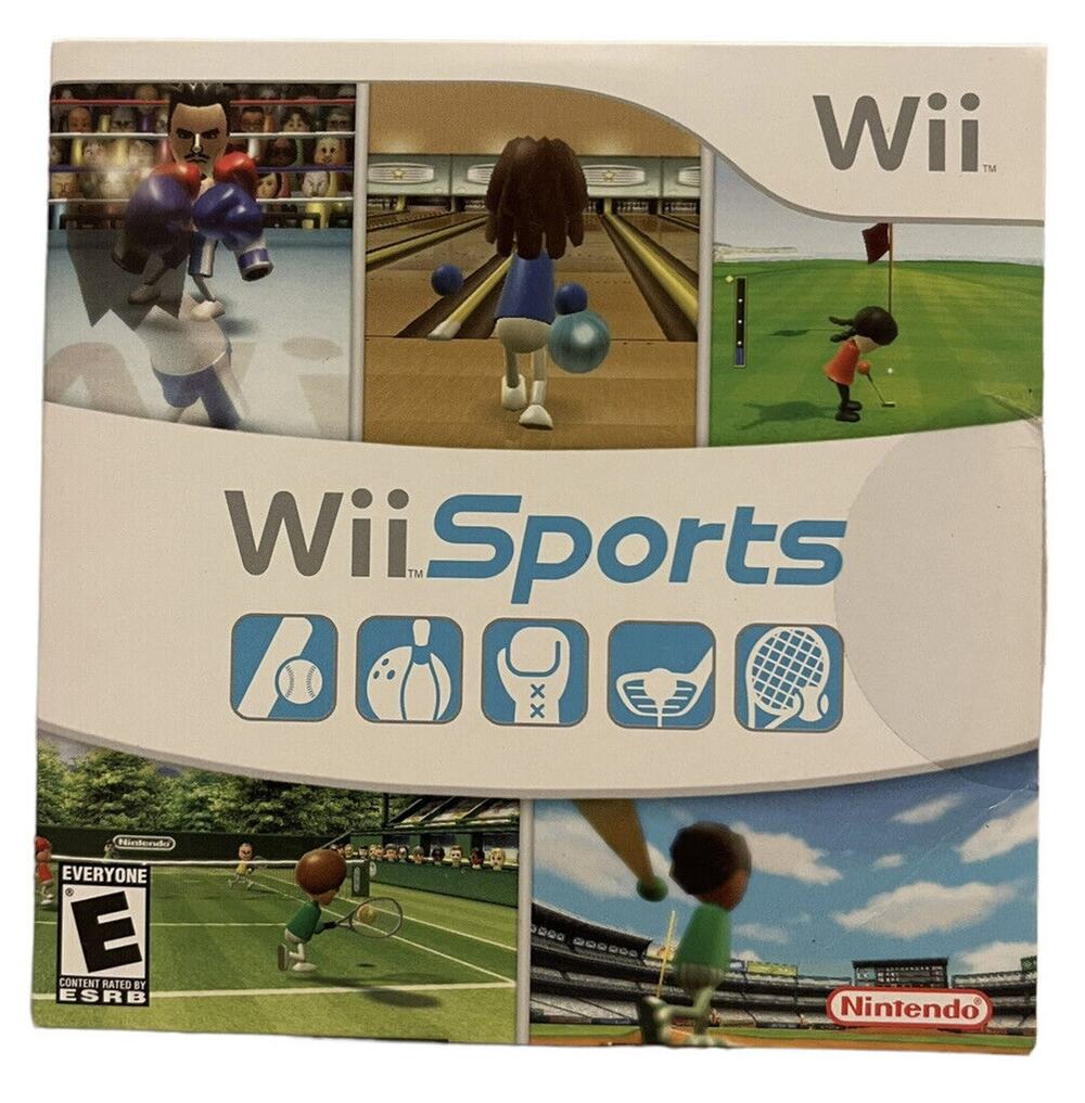 Wii Sports Nintendo Wii Game & Original Cardboard Sleeve Case! COMPLETE🎮